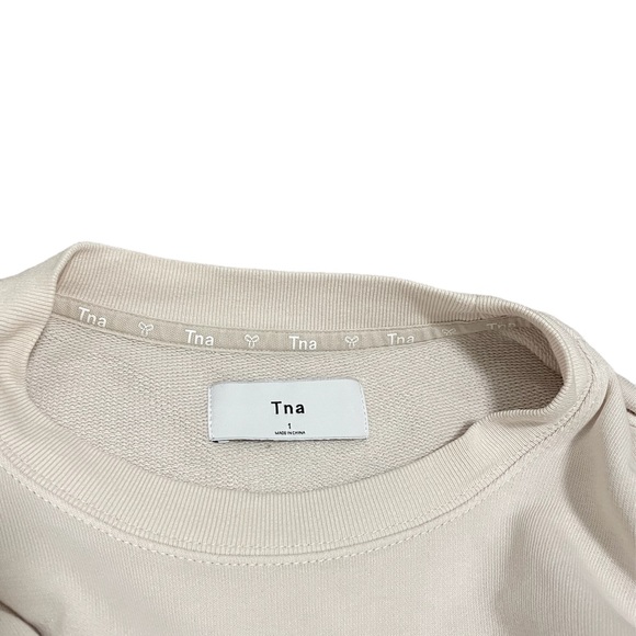 TNA Crewneck Sweatshirt Size 1 soft pink - Picture 3 of 5